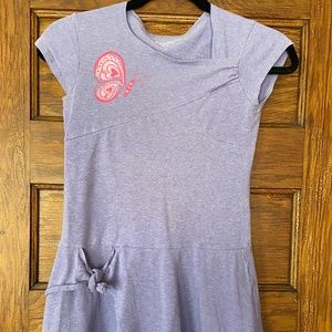 AMERICAN GIRL Butterfly Twist DRESS FOR Girls Faux Wrap Knit Dress Size 10.  ECU